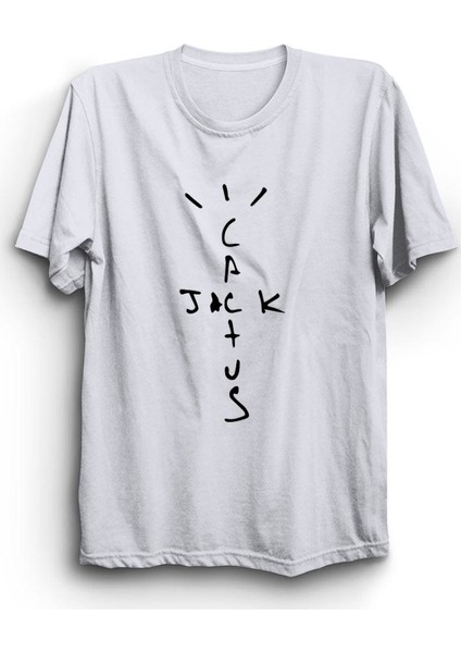 fame Cactus Jack Travis Scott Astroworld Baskılı Tshirt