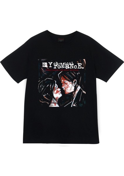 fame My Chemical Romance Baskılı T-Shirt