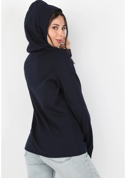Kapüşonlu Sweatshirt Lacivert