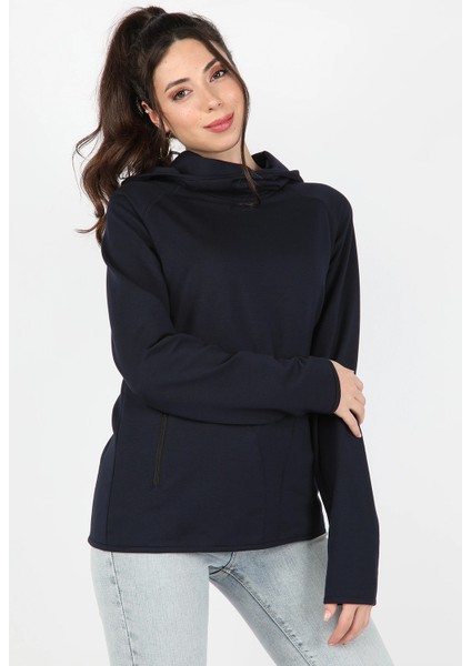Kapüşonlu Sweatshirt Lacivert