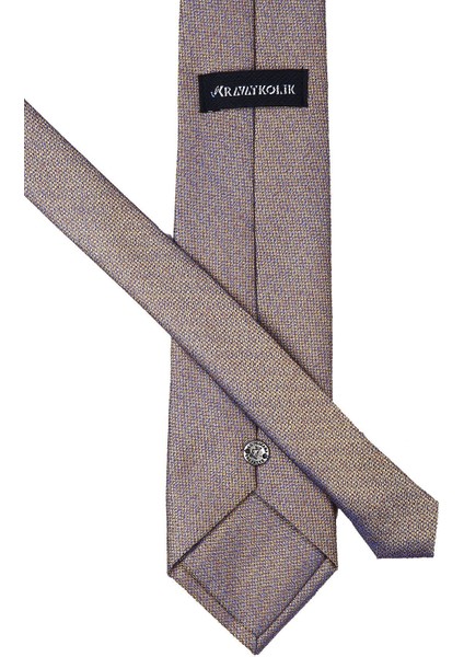 Sarı Kum Desen Mendilli Klasik Kravat KK10205 fiyatları
