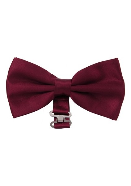 Antrasit Erkek Slim Fit Yelek Ve Bordo Papyon