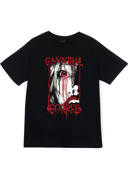 fame Cannibal Corpse Baskılı T-Shirt