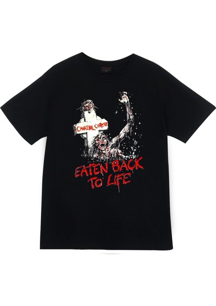 fame Cannibal Corpse Baskılı T-Shirt
