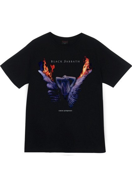 fame Black Sabbath Baskılı T-Shirt