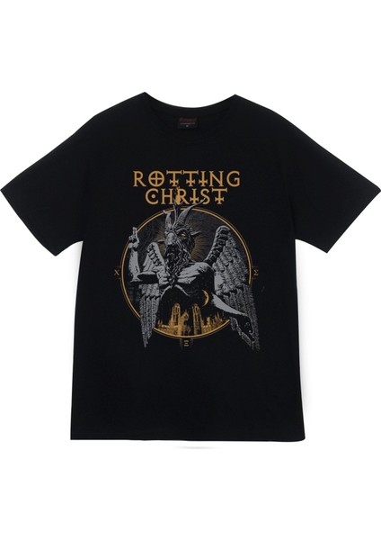 fame Rotting Christ Baskılı T-Shirt