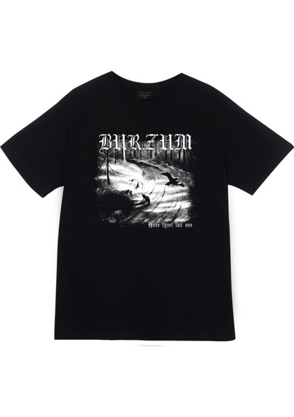 fame Burzum Baskılı T-Shirt