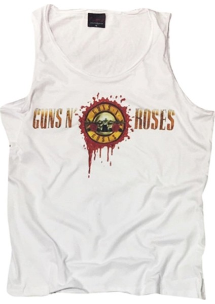 fame Guns N Roses Baskılı Sıfır Kol T-Shirt
