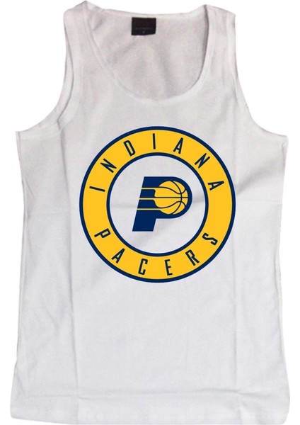 fame Indiana Pocers Baskılı Sıfır Kol T-Shirt