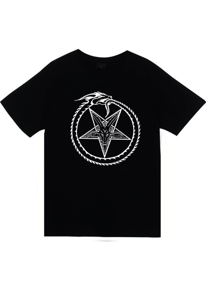 fame Pentagram Baskılı T-Shirt