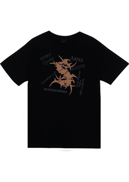 fame Sepultura Baskılı T-Shirt