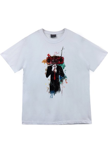 fame Radiohead Baskılı T-Shirt