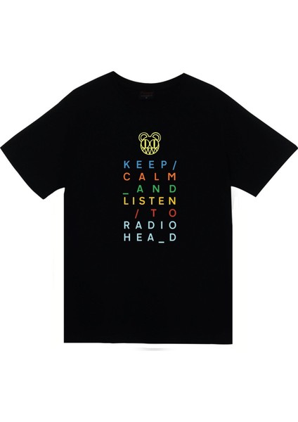 fame Radiohead Baskılı T-Shirt
