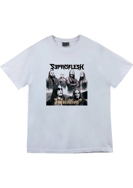fame Septicflesh Baskılı T-Shirt