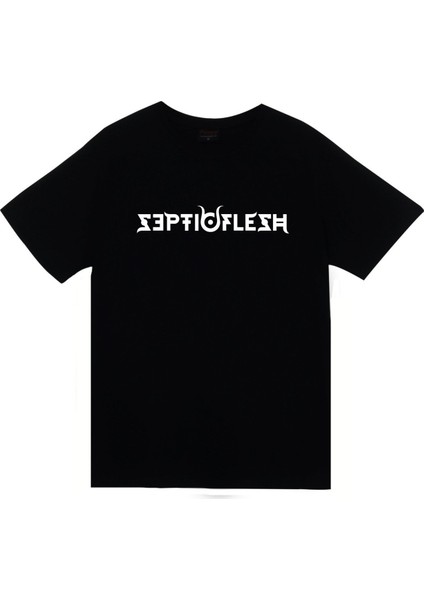 fame Septicflesh Baskılı T-Shirt