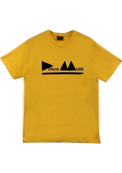 fame Depeche Mode Baskılı T-Shirt Yeşil