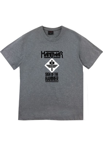 fame Manowar Baskılı T-Shirt