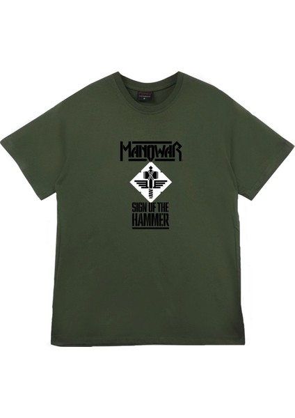 fame Manowar Baskılı T-Shirt