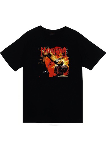 fame Manowar Baskılı T-Shirt