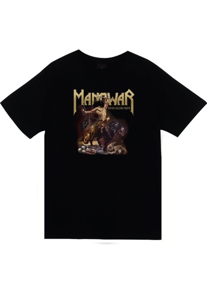 fame Manowar Baskılı T-Shirt