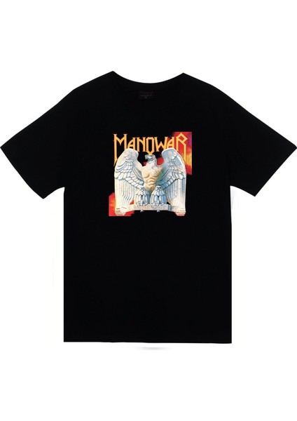 fame Manowar Baskılı T-Shirt