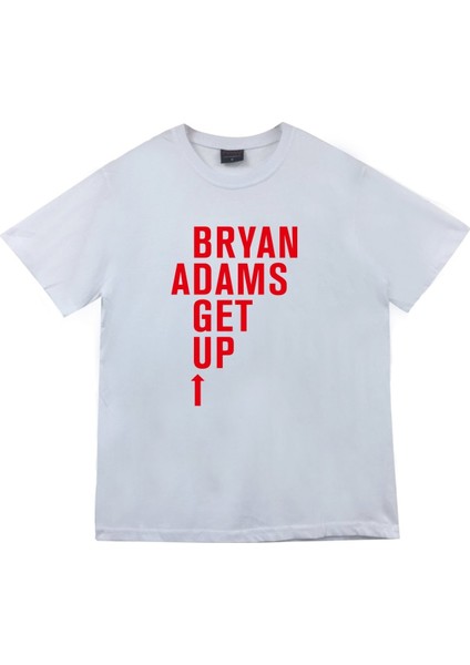 fame Bryan Adams Baskılı T-Shirt