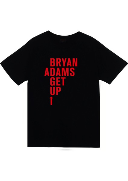 fame Bryan Adams Baskılı T-Shirt
