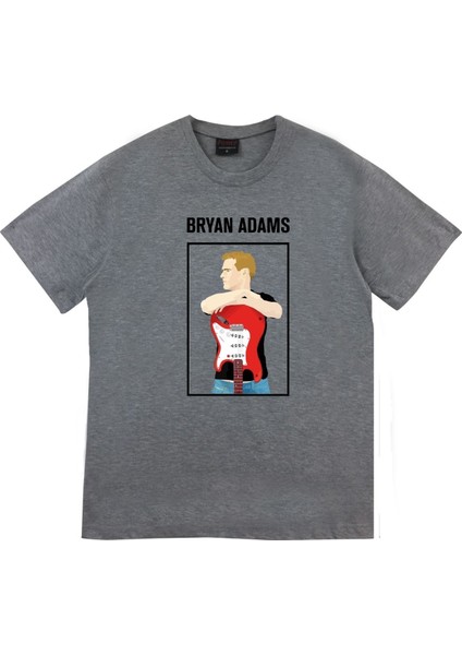fame Bryan Adams Baskılı T-Shirt