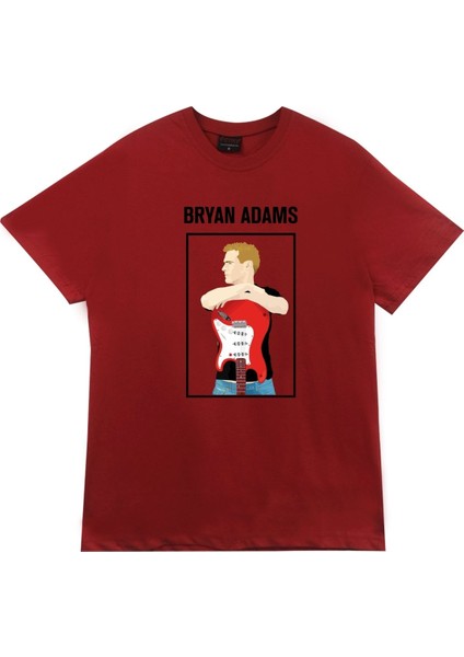 fame Bryan Adams Baskılı T-Shirt