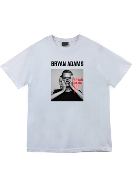 fame Bryan Adams Baskılı T-Shirt