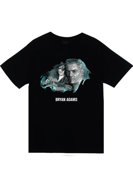 fame Bryan Adams Baskılı T-Shirt