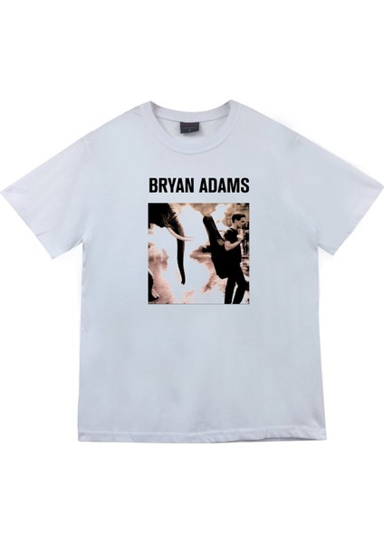 fame Bryan Adams Baskılı T-Shirt