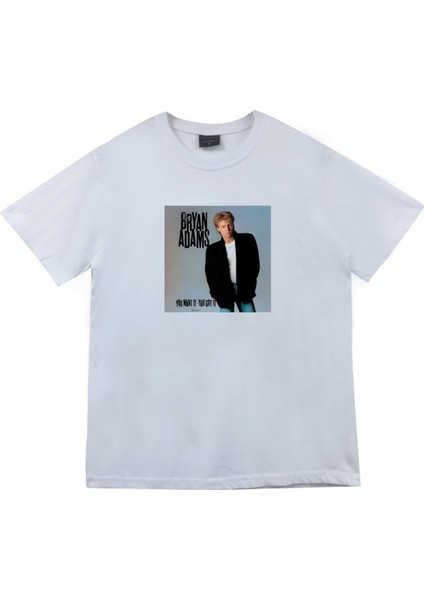 fame Bryan Adams Baskılı T-Shirt