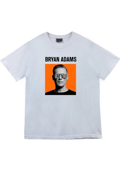 fame Bryan Adams Baskılı T-Shirt