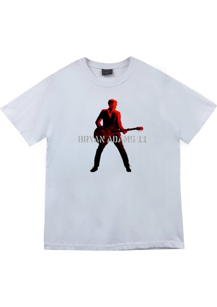 fame Bryan Adams Baskılı T-Shirt