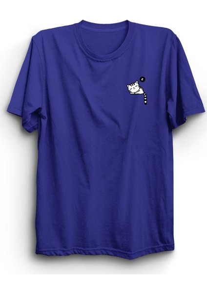 fame Cepte Uyuyan Kedi Cat Baskılı Tshirt
