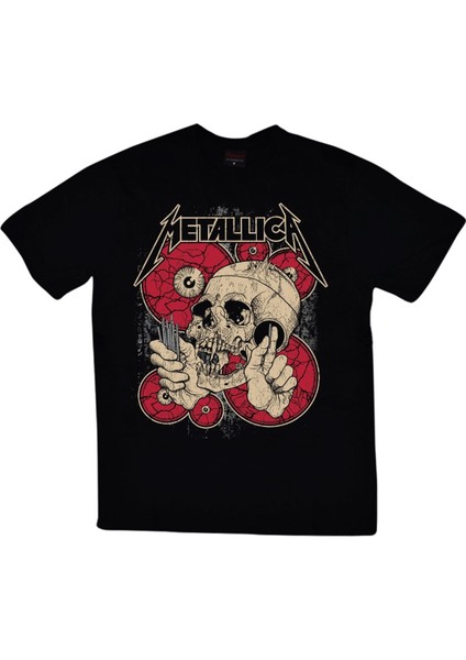 fame Metallica Baskılı T-Shirt