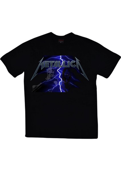 fame Metallica Baskılı T-Shirt