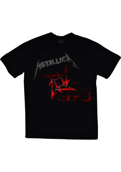 fame Metallica Baskılı T-Shirt