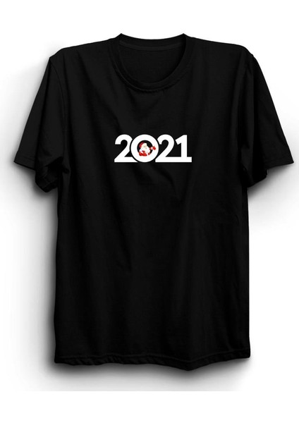 fame 2021 Yeni Yıl Baskılı Tshirt