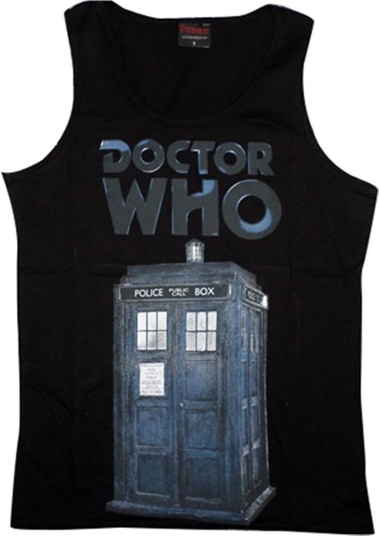 fame Doctor Who Baskılı Sıfır Kol T-Shirt