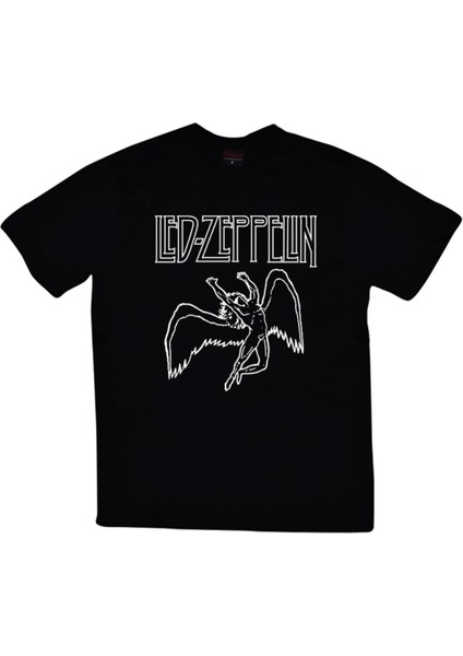 fame Led Zeppelin Baskılı T-Shirt
