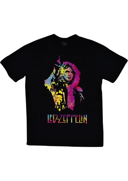 fame Led Zeppelin Baskılı T-Shirt