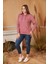 Kapşonlu Büyük Beden Gülkurusu Sweatshirt 4