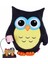 Baykuş Tasarımlı Yastık Best Friends Baykuş Işıklı Biblo Masa Lambası Sevgiliye Hediye Seti 1