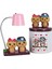 Best Friends Baykuş Işıklı Biblo Masa Gece Lambası Baykuş Kalemlik Arkadaşa Hediye Seti 1