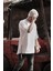 Beyaz Fermuar Detaylı T-Shirt 1KXE1-44339-01 1