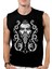 Nordik Baba Siyah Kesik Kol | Kolsuz Erkek T-Shirt | Atlet 1