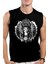 Kızılderili Kız Siyah Kesik Kol | Kolsuz Erkek T-Shirt | Atlet 1