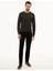 Erkek Antrasit Melanj Slim Fit Bisiklet Yaka Basic Triko Kazak 50229215-Vr081 5